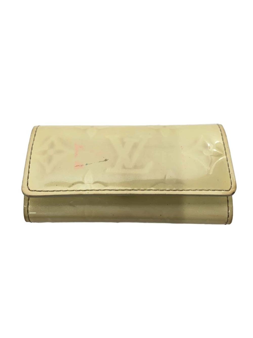 LOUIS VUITTON Multicles Monogram Vernis Enamel Ivory White Solid
